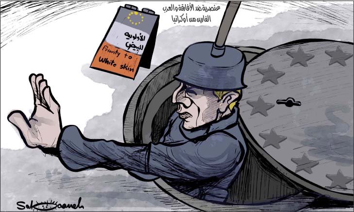 أوكرانيا عنصرية ضد الأفارقة والعرب