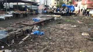 مياه عادمة تطوق سوق تبريكت بسلا