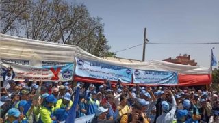 رفاق موخاريق يُخرجون للاحتجاج بسيدي سليمان