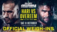 بث مباشر بدر هاري 2022 وأليستر أوفريم اليوم في Glory Collision4
