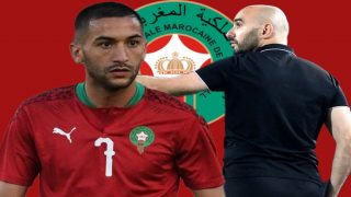 اجتماع خاص بين زياش وحمد الله بحضور الركراكي وحكيمي