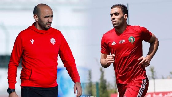 وليد الركراكي يمدح لاعبه عبد الرزاق حمد الله قبل انطلاق المونديال