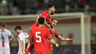 الأسود تزأر في وجوه جورجيا بثلاثية نظيفة بالشارقة/الامارات