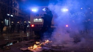 نتيجة مباراة المغرب وفرنسا تنتج أعمال شغب ببلجيكا وحوالي 100 معتقل من المشجعين المغاربة