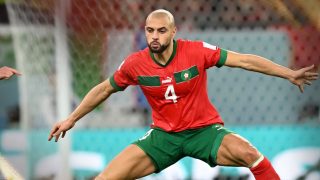 رونالدو يزور أمرابط بعد مباراة البرتغال