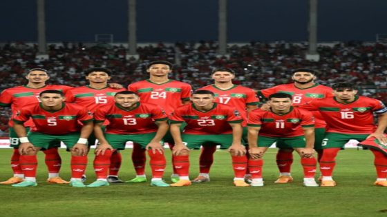 المنتخب المغربي يجري مباراة ودية مع البرازيل.