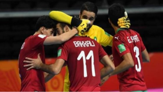 استعدادات منتخب المغرب لكرة القدم داخل القاعة لمباراة ودية مثيرة ضد الدانمارك