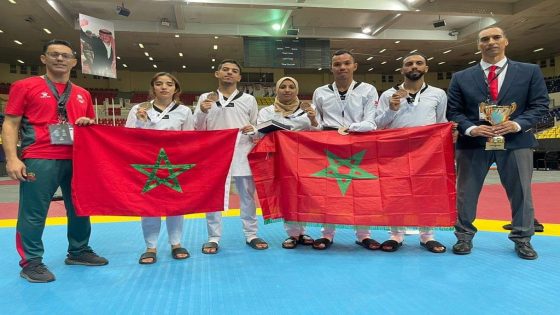 المنتخب المغربي للباراتايكواندو يفوز بميدالية ذهبية و4 نحاسيات في كأس رئيس الاتحاد الدولي الأردن 2023