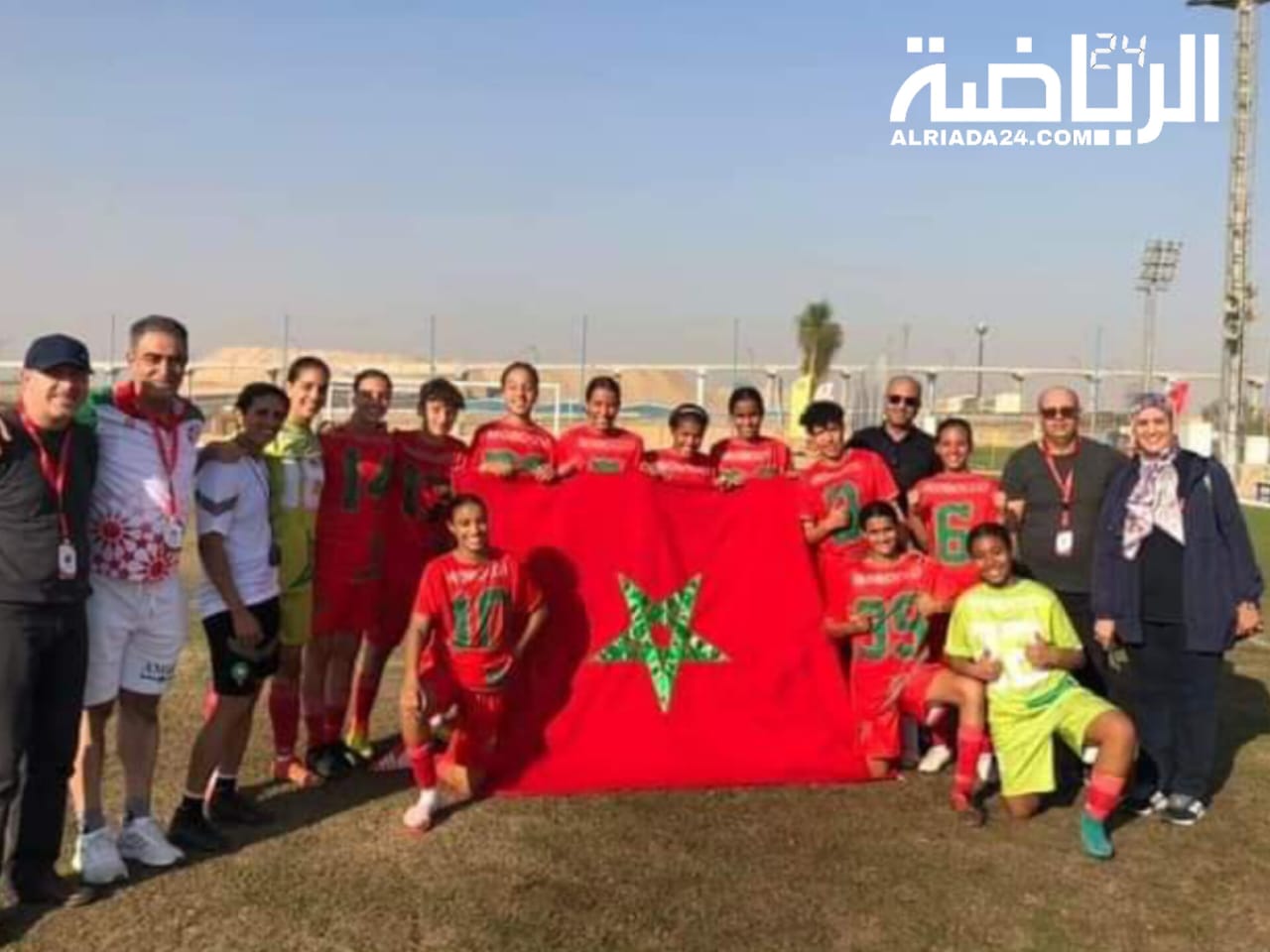 المنتخب الوطني المغربي المدرسي لكرة القدم إناث يتوج بطل البطولة العربية المدرسية بمصر