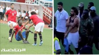 حادثة غريبة تؤدي إلى خروج صلاح تحت حماية الجيش بعد محاولة اعتداء من مشجع